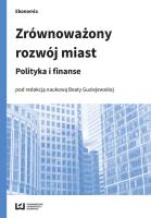Okładka książki Zrównoważony rozwój miast
