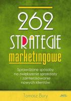 262 strategie marketingowe. Autor: Tomasz Bury. SmakLiter.pl Okładka książki 262 strategie marketingowe