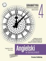 Okładka książki Angielski w tłumaczeniach Gramatyka Część 4