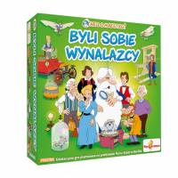 Byli sobie wynalazcy - gra planszowa. Autor: Janusz Feliks. SmakLiter.pl Okładka książki Byli sobie wynalazcy - gra planszowa