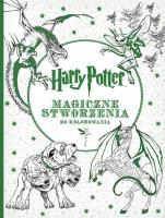 Harry Potter.Magiczne stworzenia do kolorowania. Autor: Opracowanie zbiorowe. SmakLiter.pl Okładka książki Harry Potter.Magiczne stworzenia do kolorowania