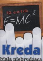 Opakowanie Kreda biała niebrudząca 12 sztuk