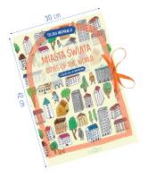 Miasta - teczka inspiracji. Autor: Agnieszka Wosko-Czeranowska. SmakLiter.pl Okładka książki Miasta - teczka inspiracji