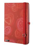 Opakowanie Notes A6 Dreamy Love czerwony kratka