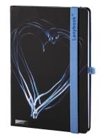 Opakowanie Notes A6 Night Light czarny/niebieski linia