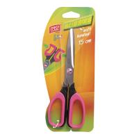 Opakowanie Nożyczki szkolne z miękkimi rączkami różowe 15cm