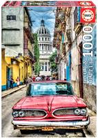 Puzzle Oldskulowe auto w starej Hawanie 1000. Wydawca: Educa Borras. SmakLiter.pl Opakowanie Puzzle Oldskulowe auto w starej Hawanie 1000