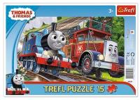 Opakowanie Puzzle ramkowe 15 Tomek i Felek TREFL