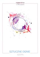 Sztuczne ognie. Autor: Szopa. SmakLiter.pl Okładka książki Sztuczne ognie