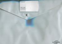 Opakowanie Teczka kopertowa A4 z wizytówką szara