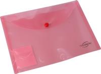 Opakowanie Teczka kopertowa A5 czerwona transparentna