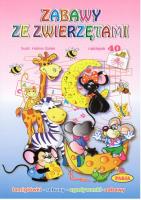 Zabawy ze zwierzętami. Autor: Halina Gołek. SmakLiter.pl Okładka książki Zabawy ze zwierzętami