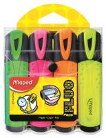 Opakowanie Zakreślacz fluo peps mix kolorów 4 szt etui