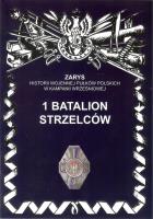 Okładka książki 1 batalion strzelców