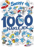1000 naklejek. Smerfy. Autor: Marta Jamrógiewicz. SmakLiter.pl Okładka książki 1000 naklejek. Smerfy