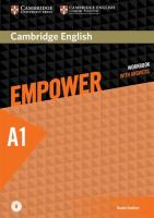 Cambridge English Empower Starter Workbook with answers. Autor: Godfrey Rachel. SmakLiter.pl Okładka książki Cambridge English Empower Starter Workbook with answers