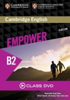 Opakowanie Cambridge English Empower Upper Intermediate Class DVD