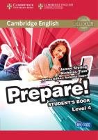 Cambridge English Prepare! 4 Student's Book. Autor: James Styring, Tims Nicholas. SmakLiter.pl Okładka książki Cambridge English Prepare! 4 Student's Book