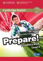 Cambridge English Prepare! 5 Student's Book. Autor: Capel Annette, Joseph Niki. SmakLiter.pl Okładka książki Cambridge English Prepare! 5 Student's Book