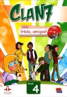 Clan 7 con hola amigos 4 podręcznik. Autor:   Praca zbiorowa. SmakLiter.pl Okładka książki Clan 7 con hola amigos 4 podręcznik