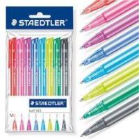 Opakowanie Długopis trójkątny z przyciskiem ball 423M 8 kol.