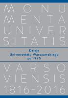Dzieje Uniwersytetu Warszawskiego po 1945. Autor: Majewski Piotr M.. SmakLiter.pl Okładka książki Dzieje Uniwersytetu Warszawskiego po 1945