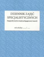 Okładka książki Dziennik zajęć specjalistycznych