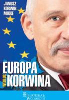 Europa według Korwina. Autor: Korwin-Mikke Janusz. SmakLiter.pl Okładka książki Europa według Korwina