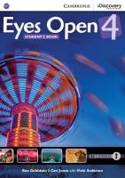 Eyes Open 4 Student's Book. Autor: Goldstein Ben, Jones Ceri, Anderson Vicki. SmakLiter.pl Okładka książki Eyes Open 4 Student's Book