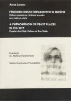Okładka książki Fenomen miejsc biesiadnych w mieście