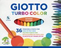 Giotto Flamastry Turbo Color 36 sztuk. Autor: Fila Polska. SmakLiter.pl Okładka książki Giotto Flamastry Turbo Color 36 sztuk