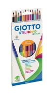 Giotto Kredki 2-stronne 12 sztuk. Wydawca: GIOTTO. SmakLiter.pl Opakowanie Giotto Kredki 2-stronne 12 sztuk
