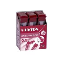 Grafitowe wkłady HB Lyra 0,5 mm Display 12 szt. Wydawca: LYRA. SmakLiter.pl Opakowanie Grafitowe wkłady HB Lyra 0,5 mm Display 12 szt