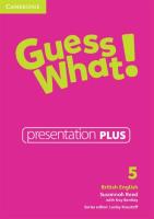 Guess What! 5 Presentation Plus British English. Autor: Reed Susannah, Bentley Kay. SmakLiter.pl Okładka książki Guess What! 5 Presentation Plus British English