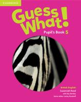 Guess What! 5 Pupil's Book British English. Autor: Reed Susannah, Bentley Kay. SmakLiter.pl Okładka książki Guess What! 5 Pupil's Book British English