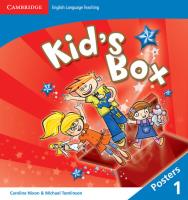 Kid's Box  1 Posters. Autor: Nixon Caroline, Tomlinson Michael. SmakLiter.pl Okładka książki Kid's Box  1 Posters