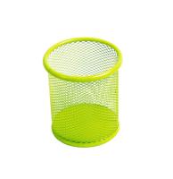 Opakowanie Kubek na długopisy siatka limonka LEVIATAN