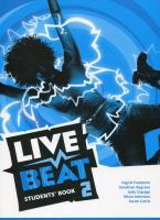 Live Beat 2 SB PEARSON. Autor: Freebairn Ingrid, Bygrave Jonathan, Judy Copage. SmakLiter.pl Okładka książki Live Beat 2 SB PEARSON