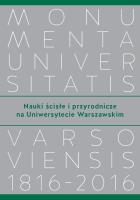 Nauki ścisłe i przyrodnicze na Uniwersytecie Warszawskim. Autor: Wróblewski Andrzej Kajetan. SmakLiter.pl Okładka książki Nauki ścisłe i przyrodnicze na Uniwersytecie Warszawskim