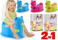 Opakowanie Nocnik dla maluszka z misiem Jeździk 2w1