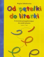 Od pętelki do literki. Autor: Regina Sobolewska. SmakLiter.pl Okładka książki Od pętelki do literki