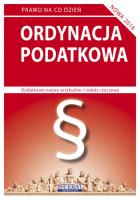 Okładka książki Ordynacja podatkowa 2016