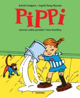 Pippi zawsze sobie poradzi i inne komiksy. Autor: Lindgren Astrid, Vang Ingrid Nyman. SmakLiter.pl Okładka książki Pippi zawsze sobie poradzi i inne komiksy