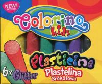 Opakowanie Plastelina Brokatowa Colorino Kids