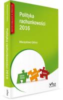 Polityka rachunkowości 2016. Autor: Cellary Mieczysława. SmakLiter.pl Okładka książki Polityka rachunkowości 2016