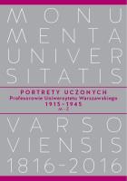 Portrety Uczonych. Profesorowie Uniwersytetu Warszawskiego 1915−1945, M−Ż. Wydawca: Wydawnictwo Uniwersytetu Warszawskiego. SmakLiter.pl Opakowanie Portrety Uczonych. Profesorowie Uniwersytetu Warszawskiego 1915−1945, M−Ż
