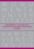 Portrety Uczonych. Profesorowie Uniwersytetu Warszawskiego po 1945, S−Ż. Wydawca: Wydawnictwo Uniwersytetu Warszawskiego. SmakLiter.pl Opakowanie Portrety Uczonych. Profesorowie Uniwersytetu Warszawskiego po 1945, S−Ż