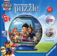 Opakowanie Puzzle kuliste 72 el. - Psi Patrol