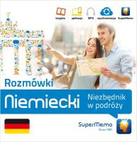 Rozmówki: Niemiecki Niezbędnik w podróży. Autor:   Praca zbiorowa. SmakLiter.pl Okładka książki Rozmówki: Niemiecki Niezbędnik w podróży
