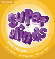 Super Minds 5 Posters. Autor: Puchta Herbert, Gerngross Günter, Lewis-Jones Peter. SmakLiter.pl Okładka książki Super Minds 5 Posters